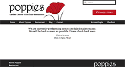Desktop Screenshot of poppiesgardencentre.com